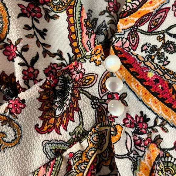 NWT! Bailey Blue Paisley Print Maxi Dress - Picture 6 of 9